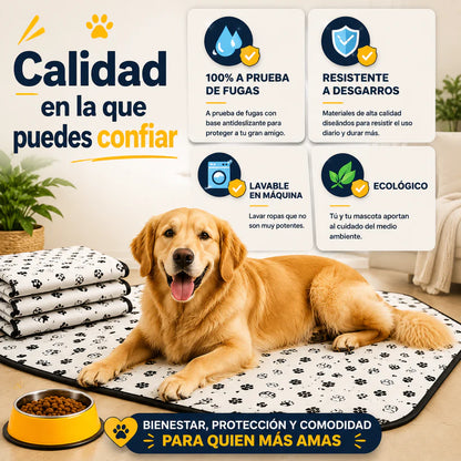 PuppyPad – La solución práctica para la higiene de tu mascota + (🎁Limpiador de Olores y Manchas + 3 Libros🎁)