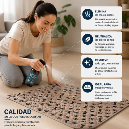 PuppyPad – La solución práctica para la higiene de tu mascota + (🎁Limpiador de Olores y Manchas + 3 Libros🎁)