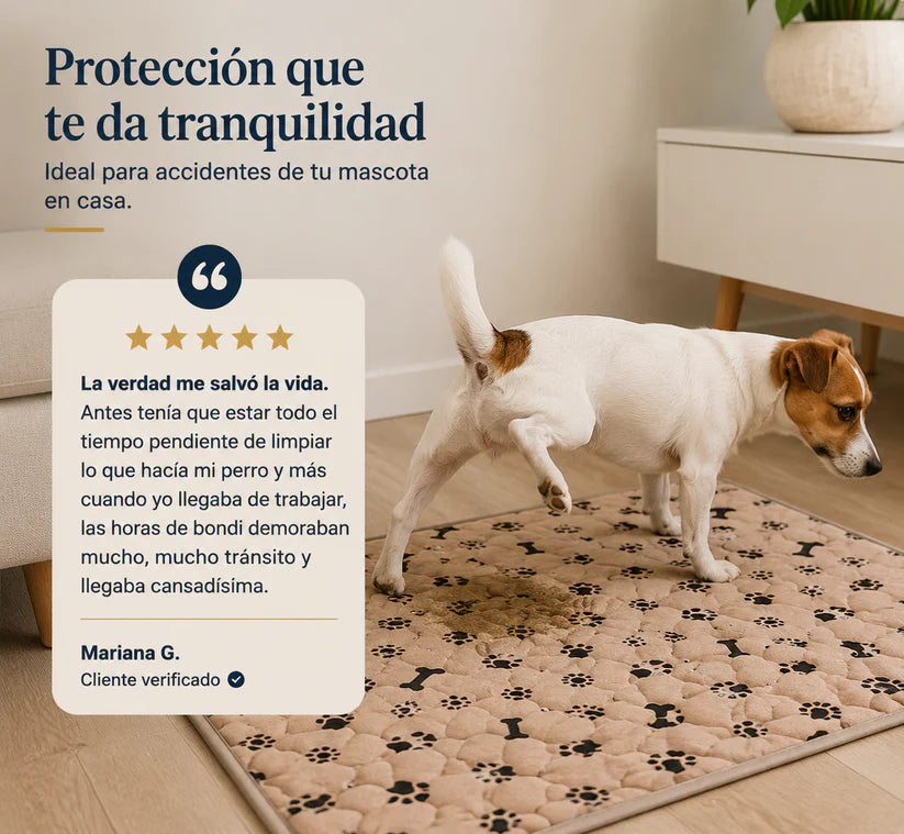 PuppyPad – La solución práctica para la higiene de tu mascota + (🎁Limpiador de Olores y Manchas + 3 Libros🎁)