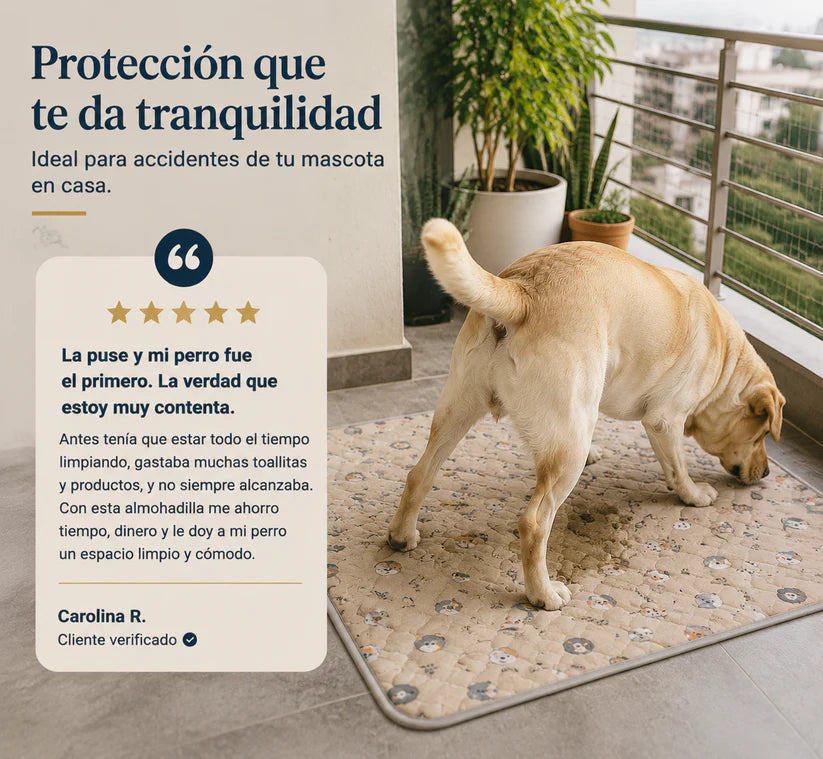PuppyPad – La solución práctica para la higiene de tu mascota + (🎁Limpiador de Olores y Manchas + 3 Libros🎁)