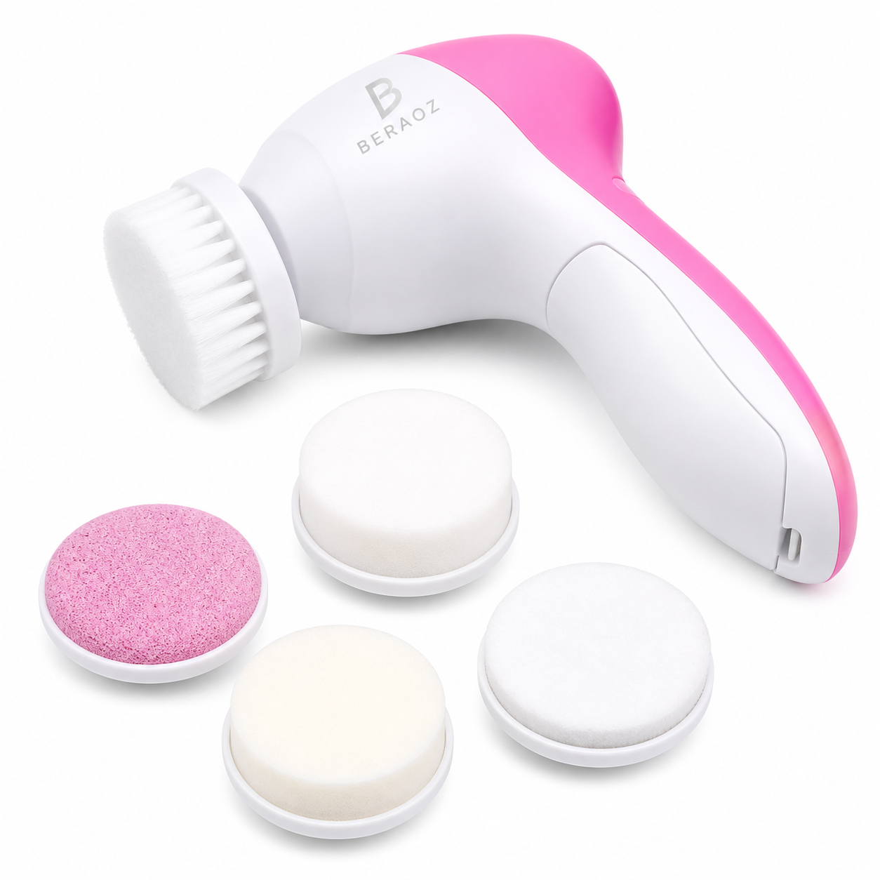 LIMPIADOR FACIAL ELÉCTRICO 5 EN 1 (Piel limpia, suave y luminosa en minutos desde casa)