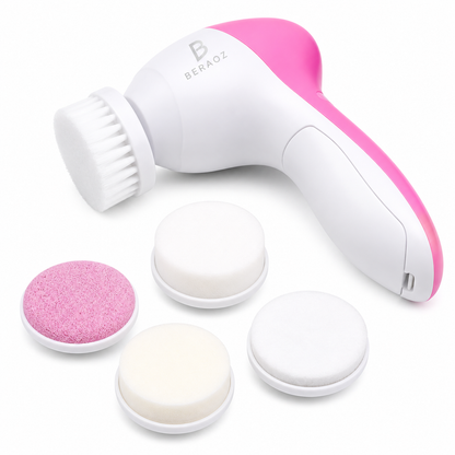 LIMPIADOR FACIAL ELÉCTRICO 5 EN 1 (Piel limpia, suave y luminosa en minutos desde casa)