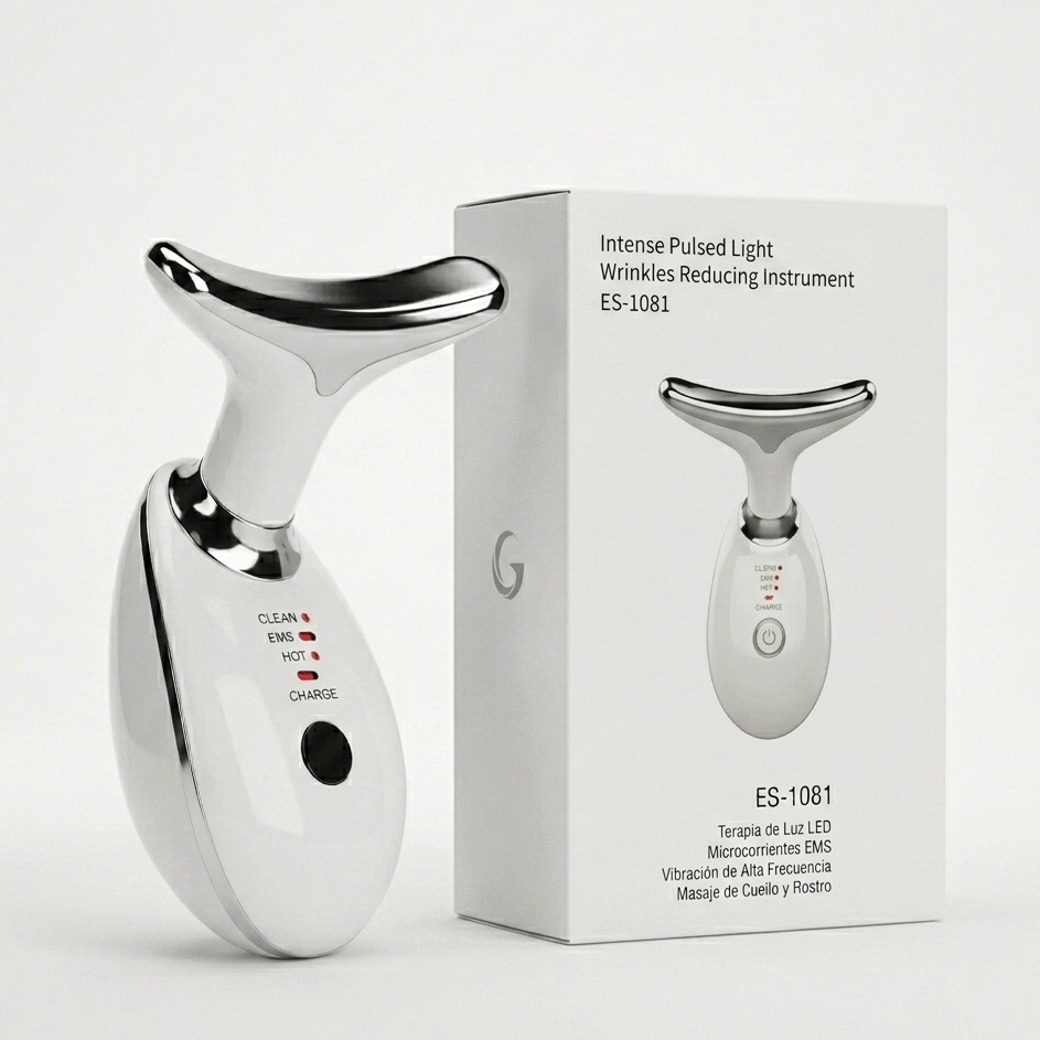 MASAJEADOR FACIAL INTELIGENTE - ¡REDUCE PAPADAS Y ARRUGAS EN MINUTOS!
